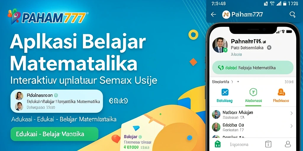 Antarmuka PAHAM777 yang menarik dan interaktif untuk belajar matematika.