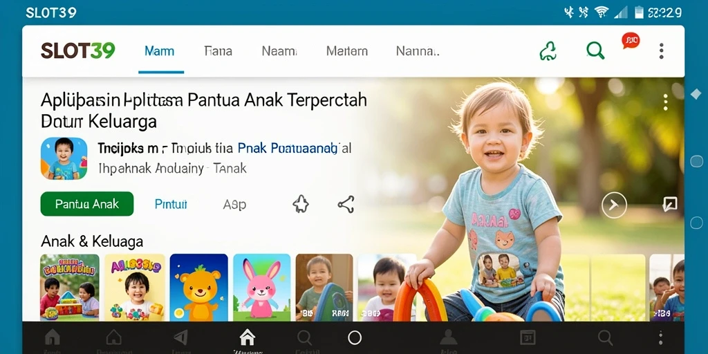 Antarmuka SLOT39 yang intuitif untuk memantau anak secara efektif.